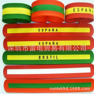 【硅膠拍拍圈 啪啪手環 可訂制LOGO】價格,廠家,圖片,手鏈,深圳市雷電貿易-