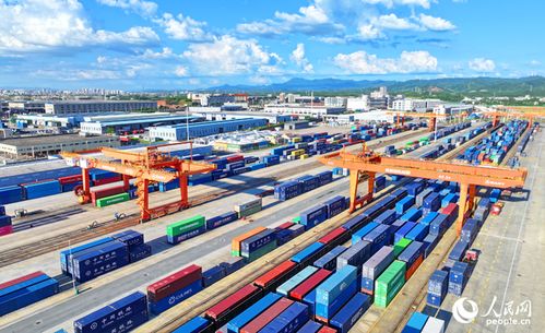 贛州國際陸港助進出口貿易增速